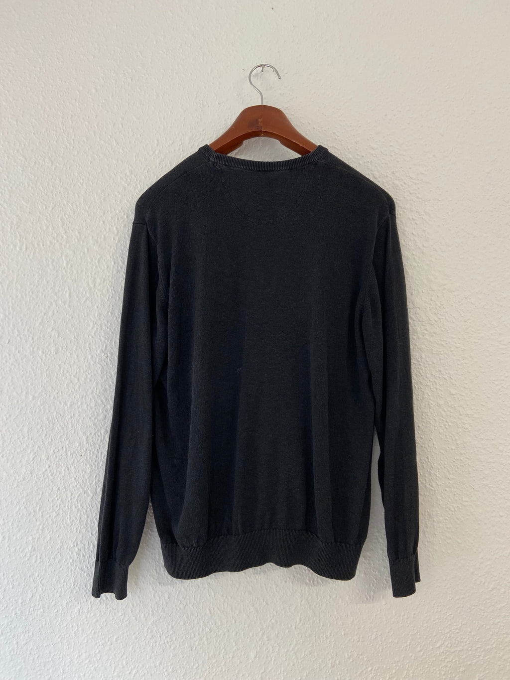 Pull Lacoste noir col rond taille XXL