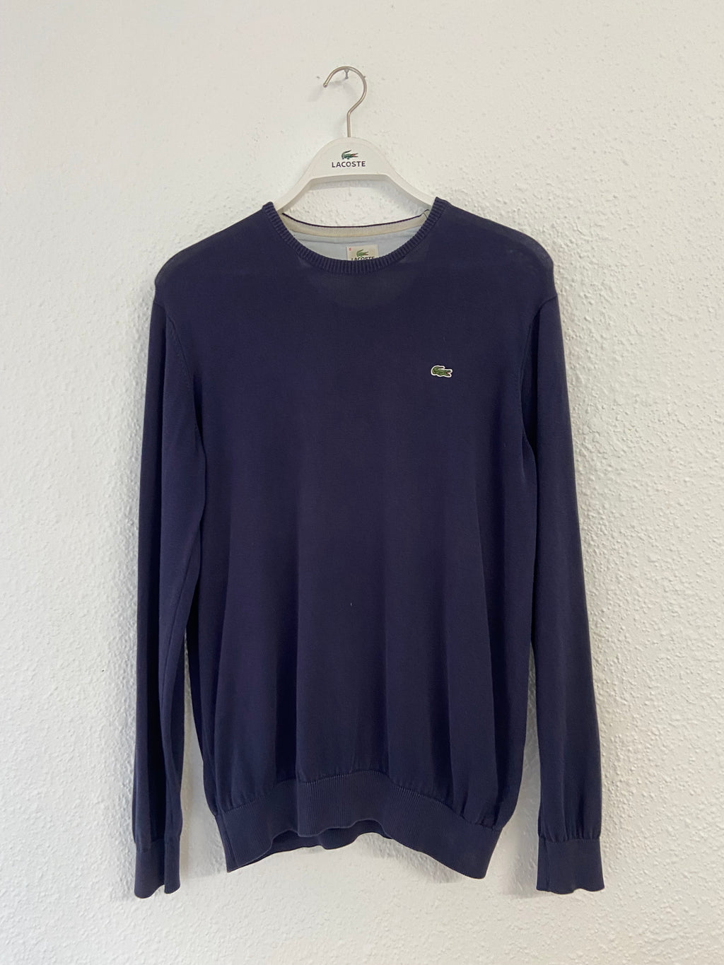 Pull Lacoste bleu marine taille L