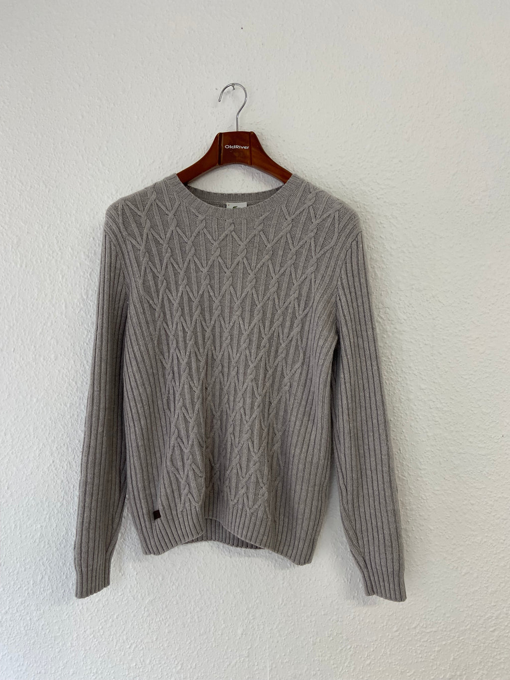 Pull gris Lacoste taille M