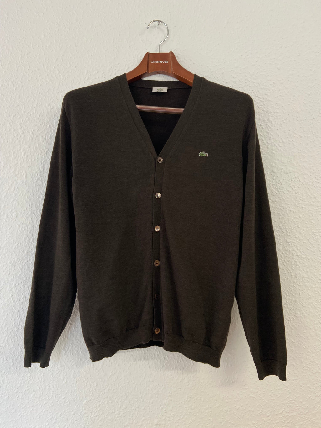 Cardigan marron chocolat Lacoste taille L