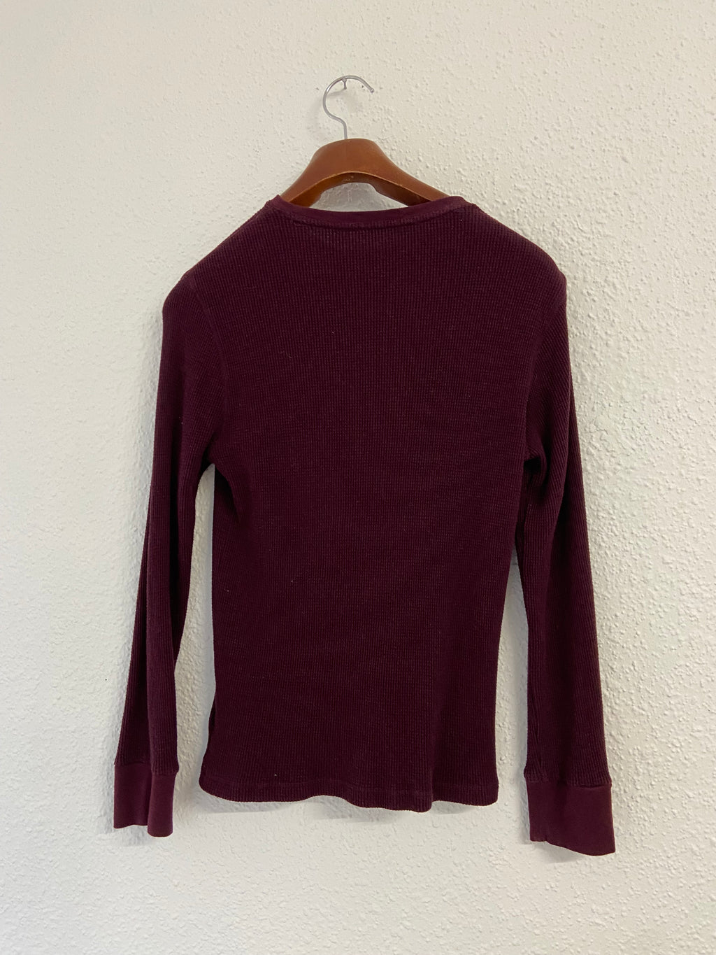Pull Nid d'abeille bordeaux ralph lauren taille XL