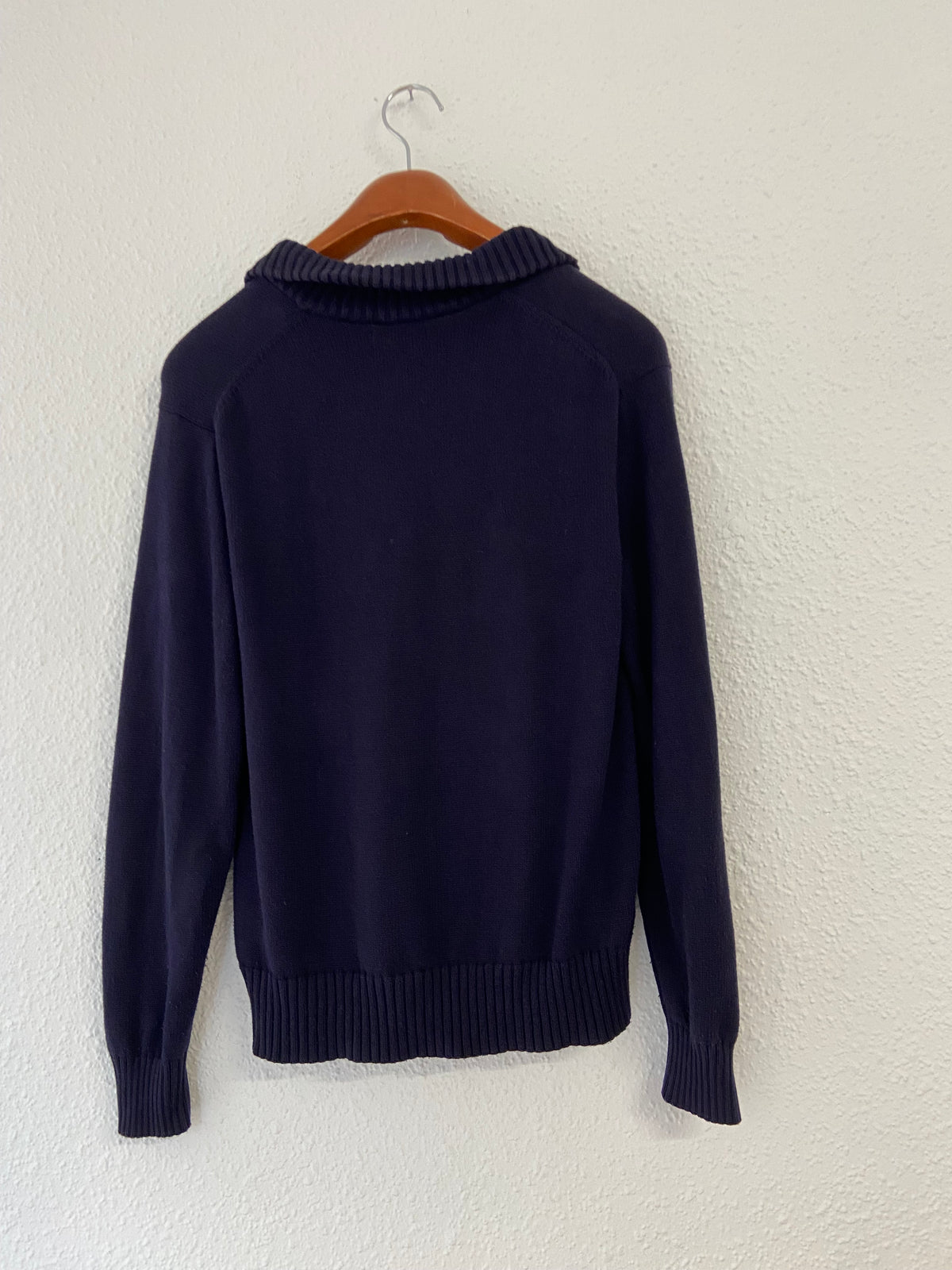Pull épais bleu marine Ralph Lauren taille M