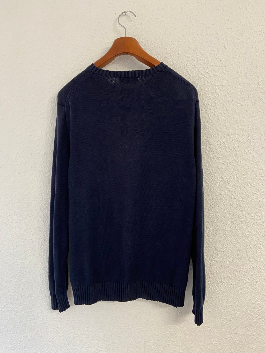 Pull bleu marine col rond Ralph Lauren taille XL