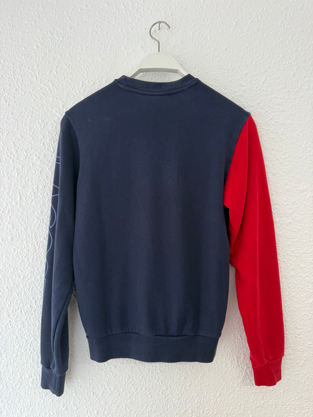 Sweat Lacoste bleu blanc et rouge taille XS