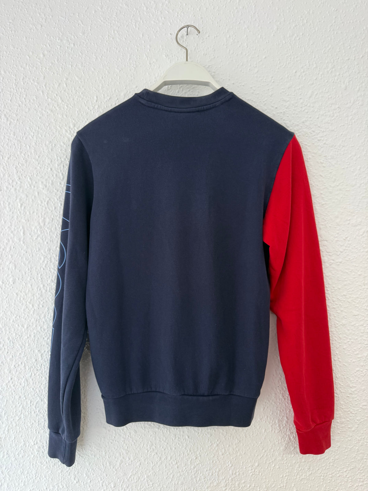 Sweat Lacoste bleu blanc et rouge taille XS