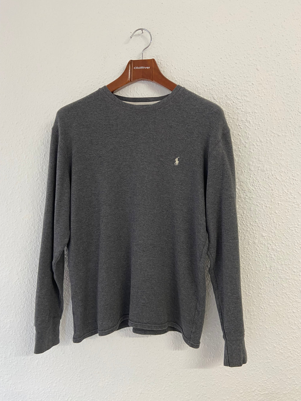 Pull gris Ralph Lauren nid d'abeille taille L