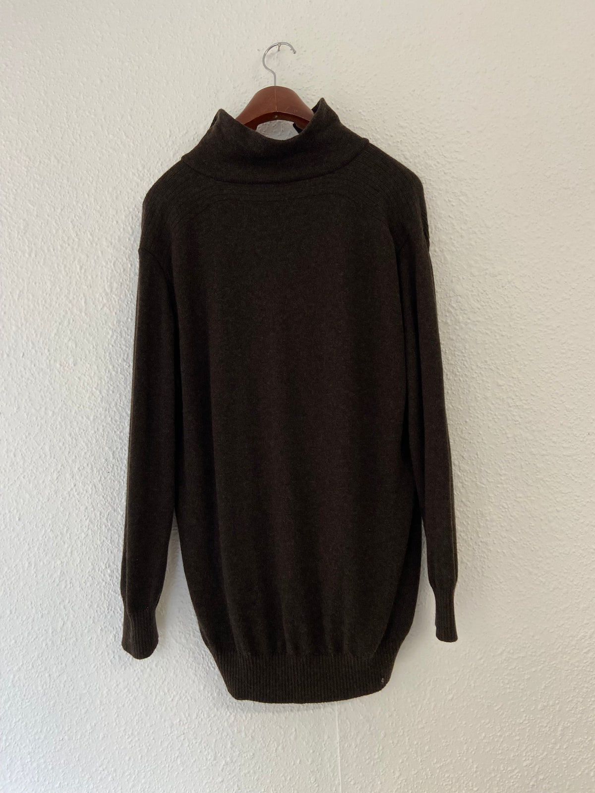 Pull Lacoste marron 1/4 zip taille XXL