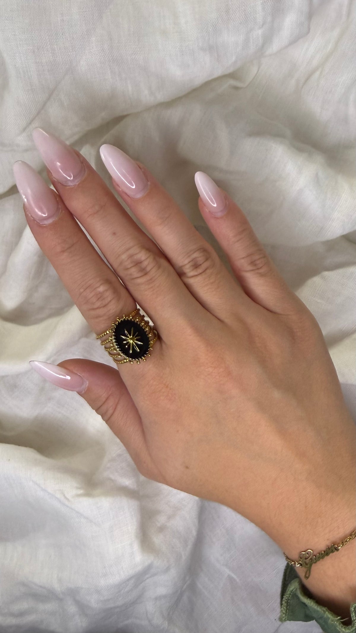 Bague soleil noir