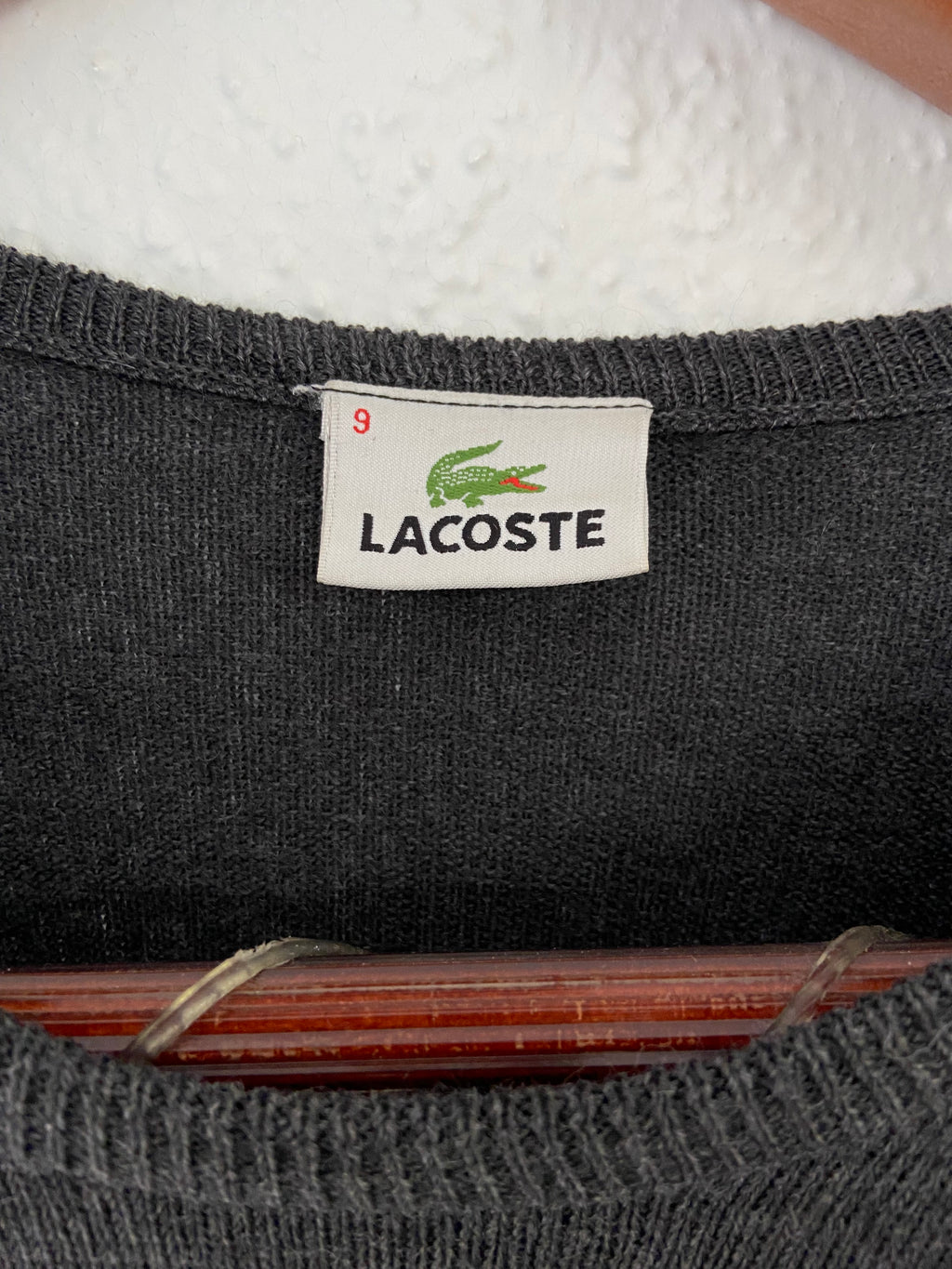 Pull Lacoste gris foncé taille 4XL