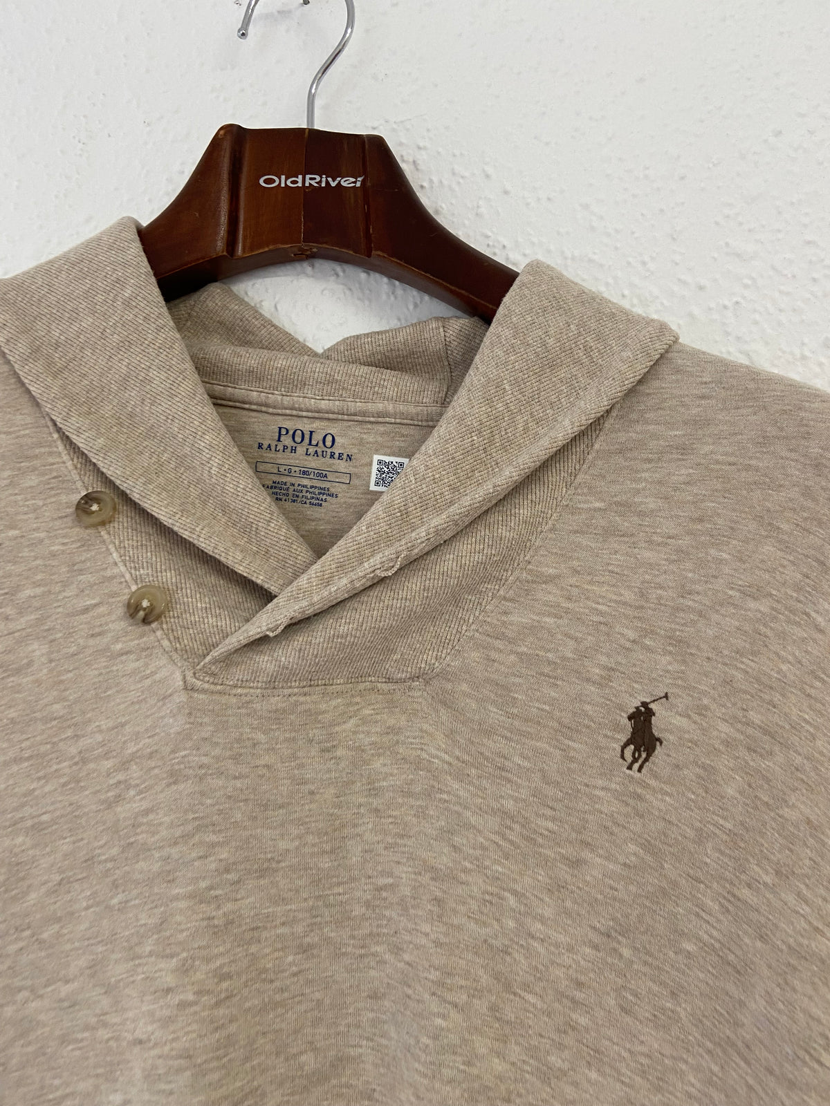 Pull beige Ralph Lauren taille L