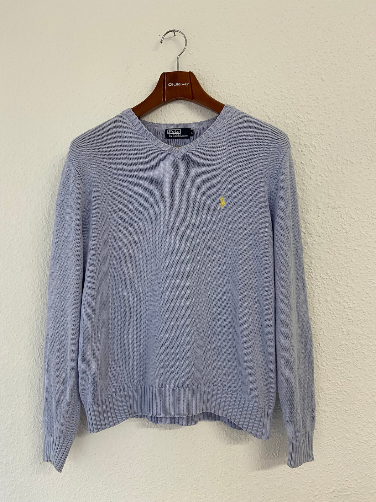 Pull bleu ciel Ralph Lauren taille L