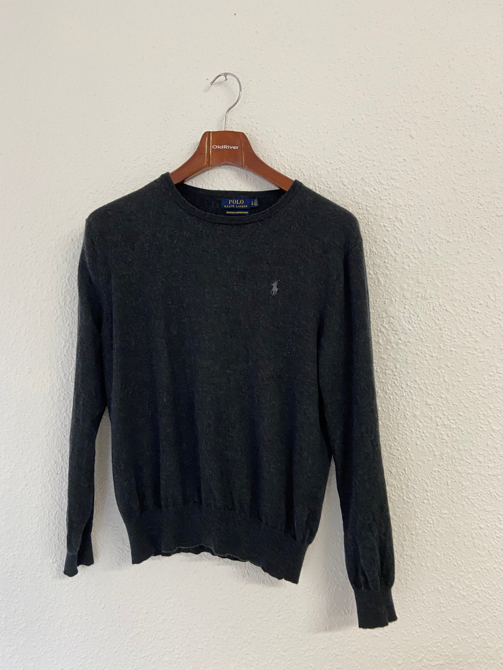 Pull gris foncé Ralph Lauren taille L