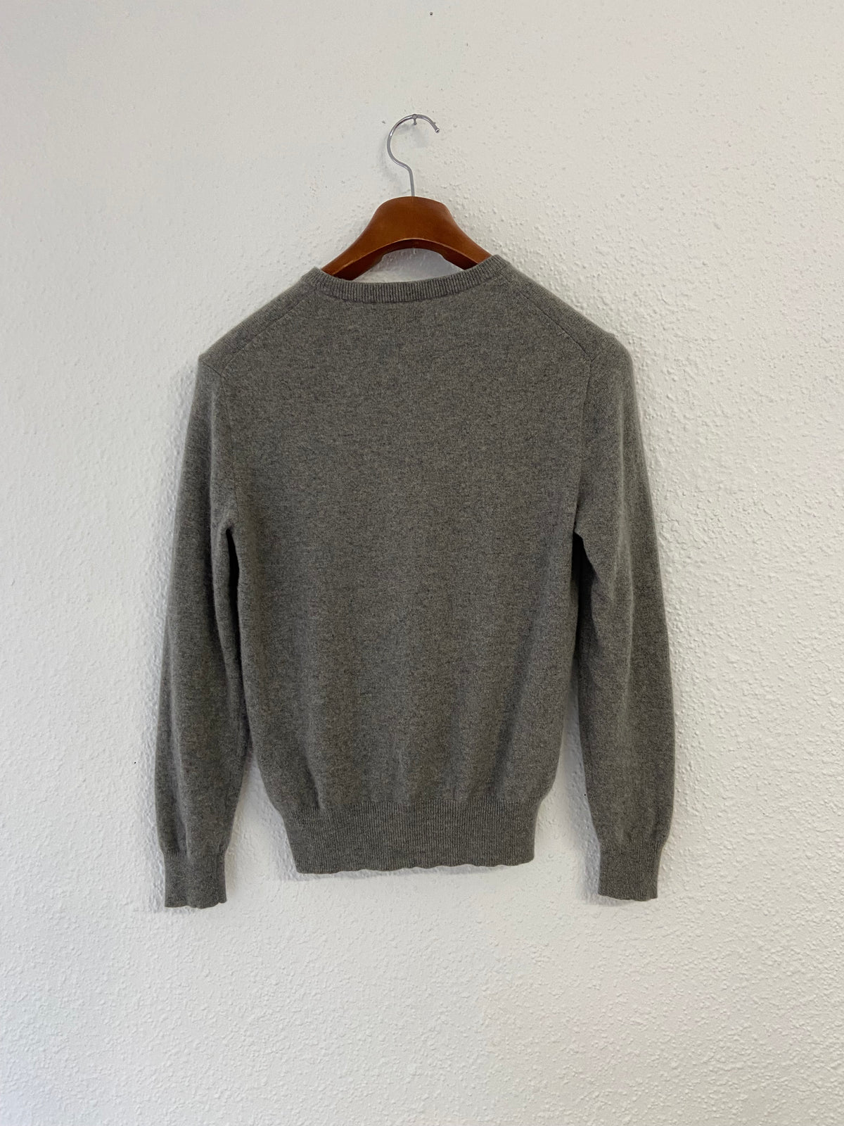 Pull Ralph Lauren gris col rond taille M