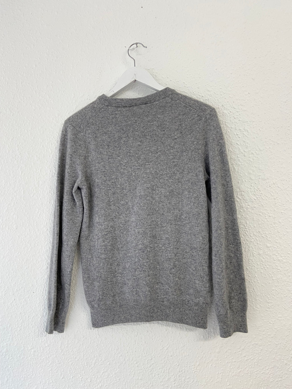 Pull Lacoste gris col rond taille S
