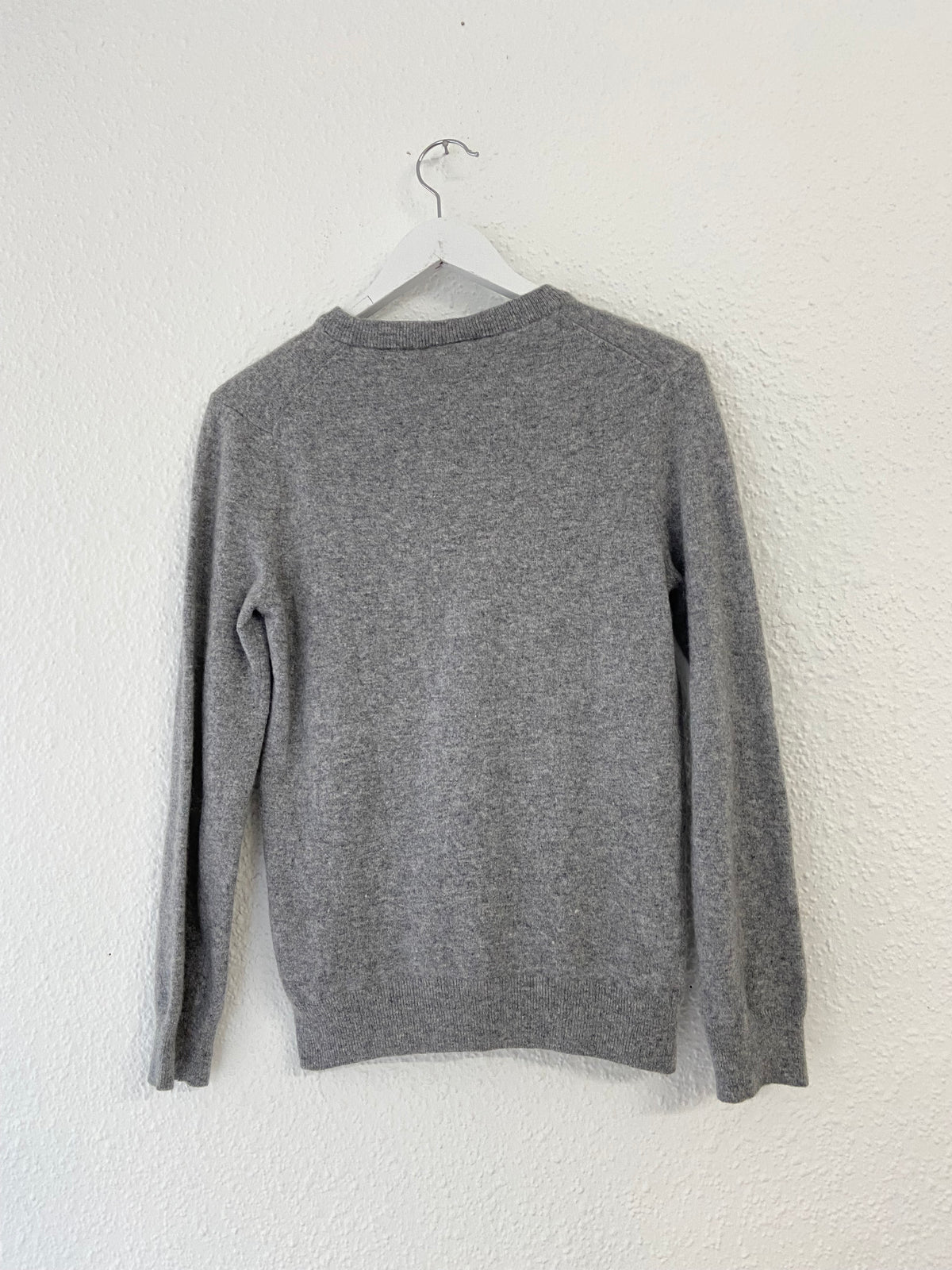 Pull Lacoste gris col rond taille S