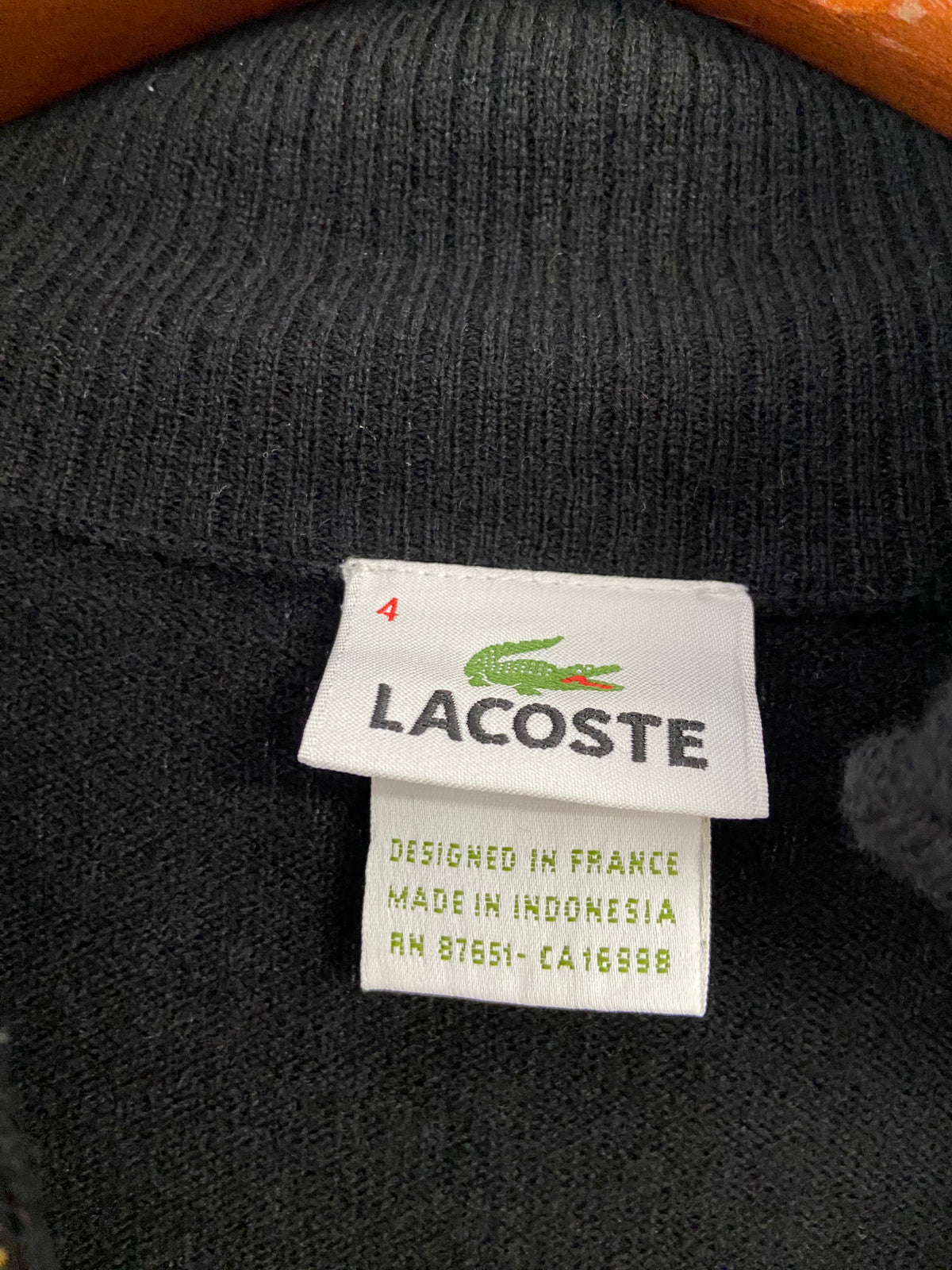 Gilet noir full zip Lacoste taille M