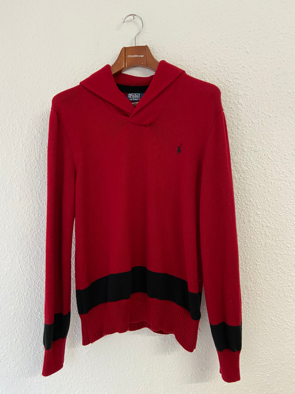 Pull Ralph Lauren rouge taille L