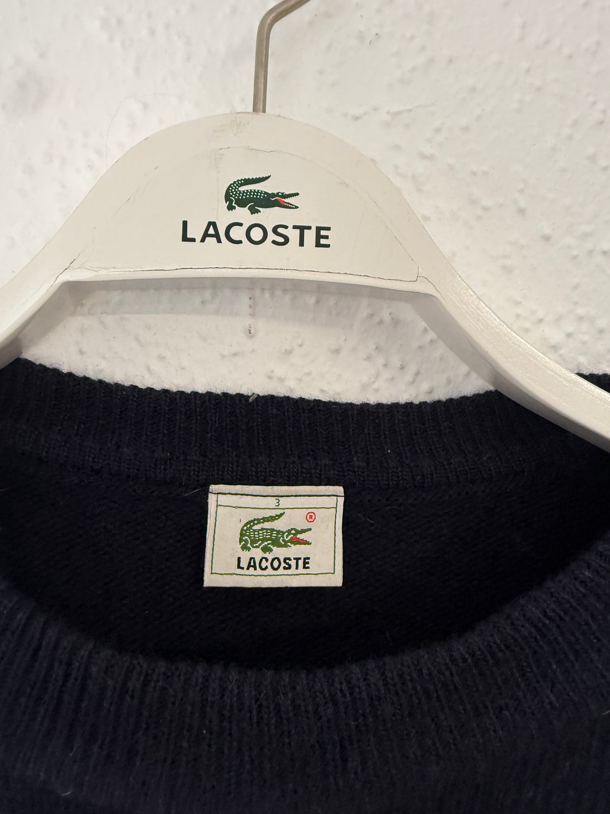 Pull Lacoste vintage bleu taille S
