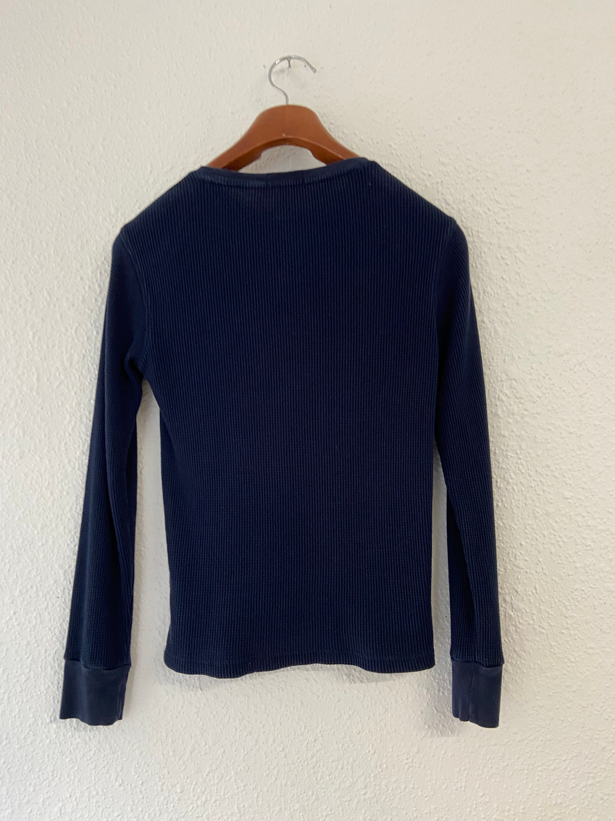 Pull Nid d'abeille bleu marine Ralph Lauren taille M
