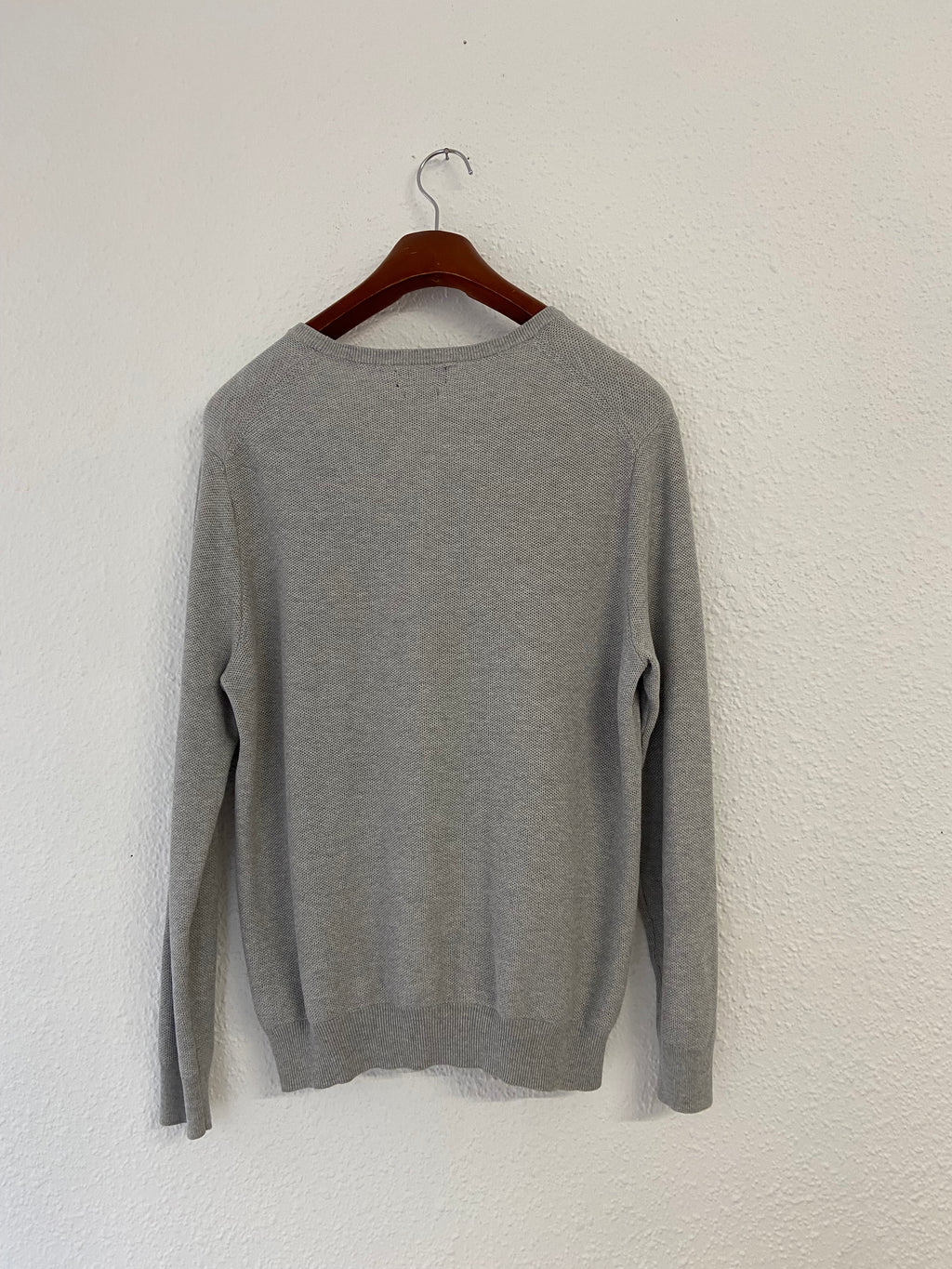 Pull gris Ralph Lauren nid d'abeille taille L