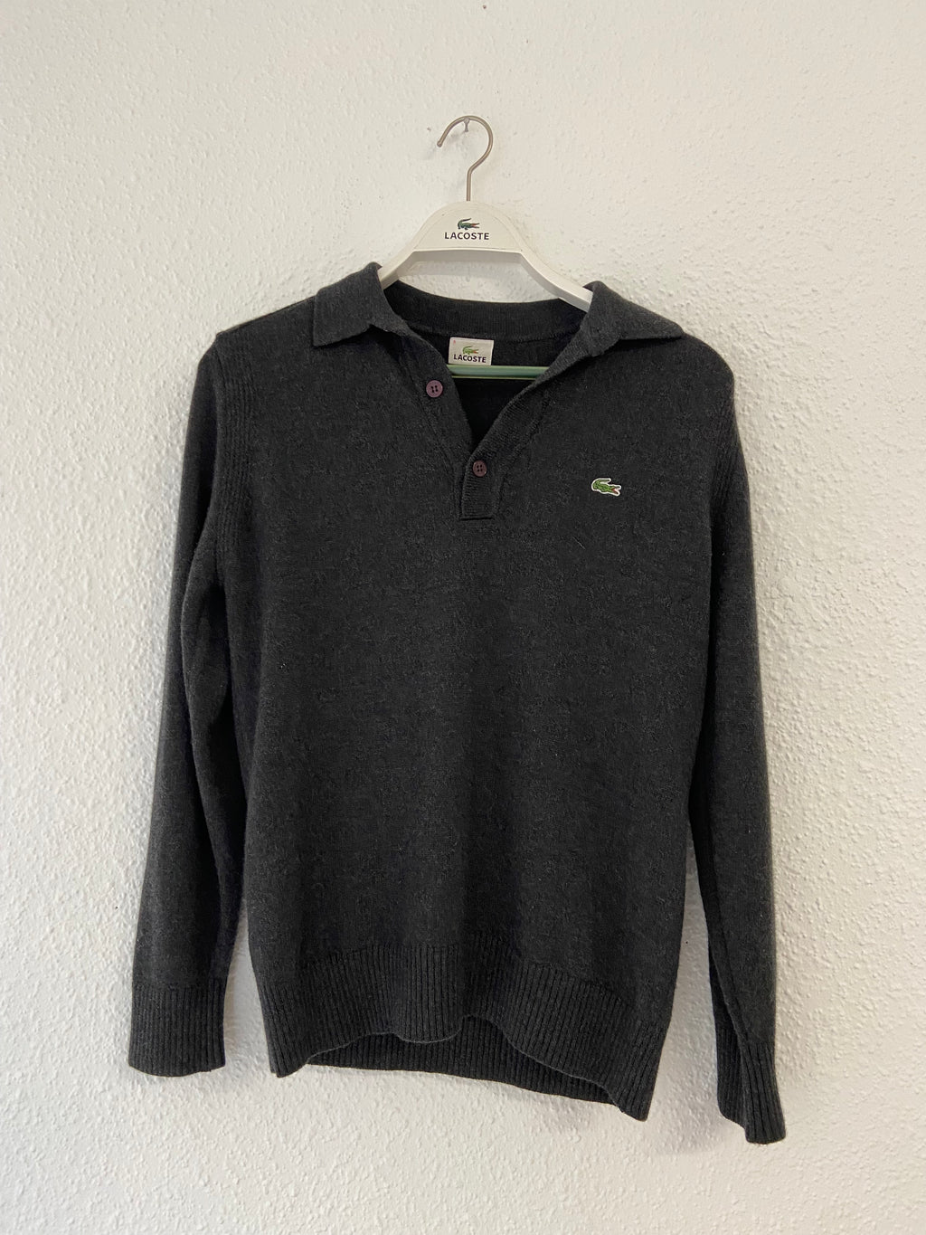 Pull gris Lacoste taille S