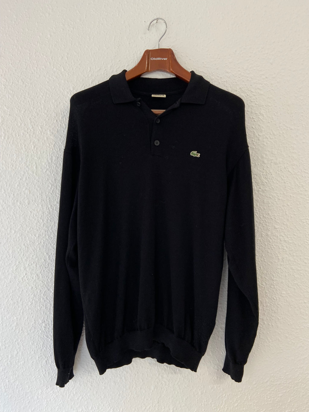 Pull Lacoste type polo noir taille XXL