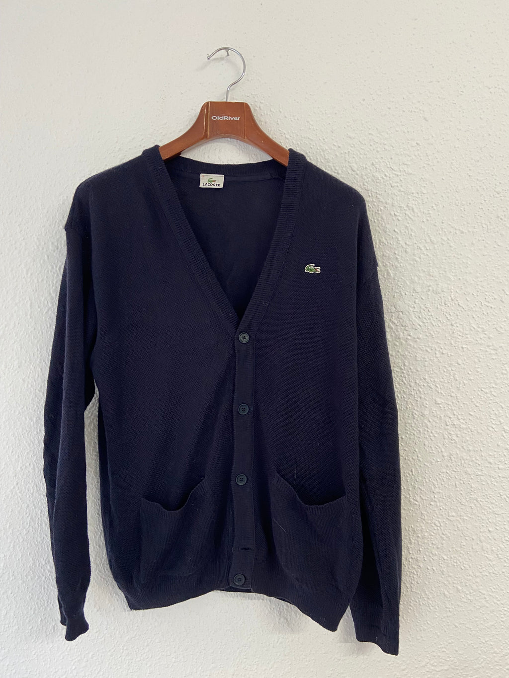 Cardigan bleu marine Lacoste taille L