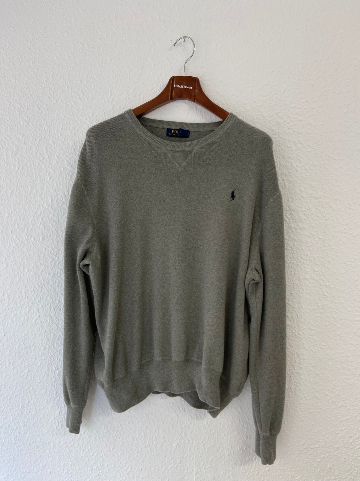 Pull gris Ralph Lauren taille XXL