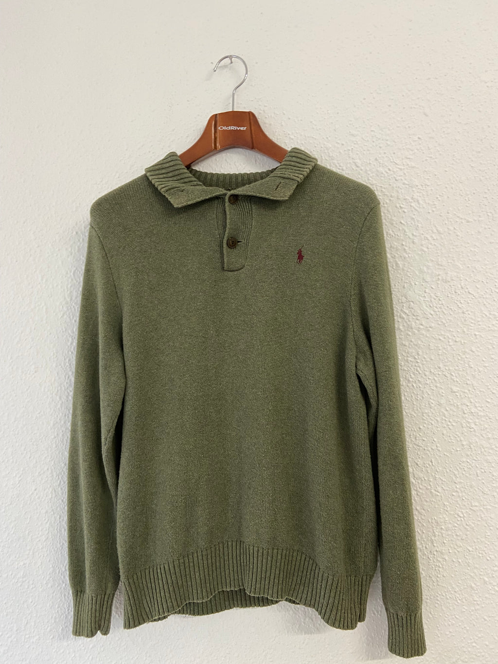 Pull vert kaki Ralph Lauren taille L