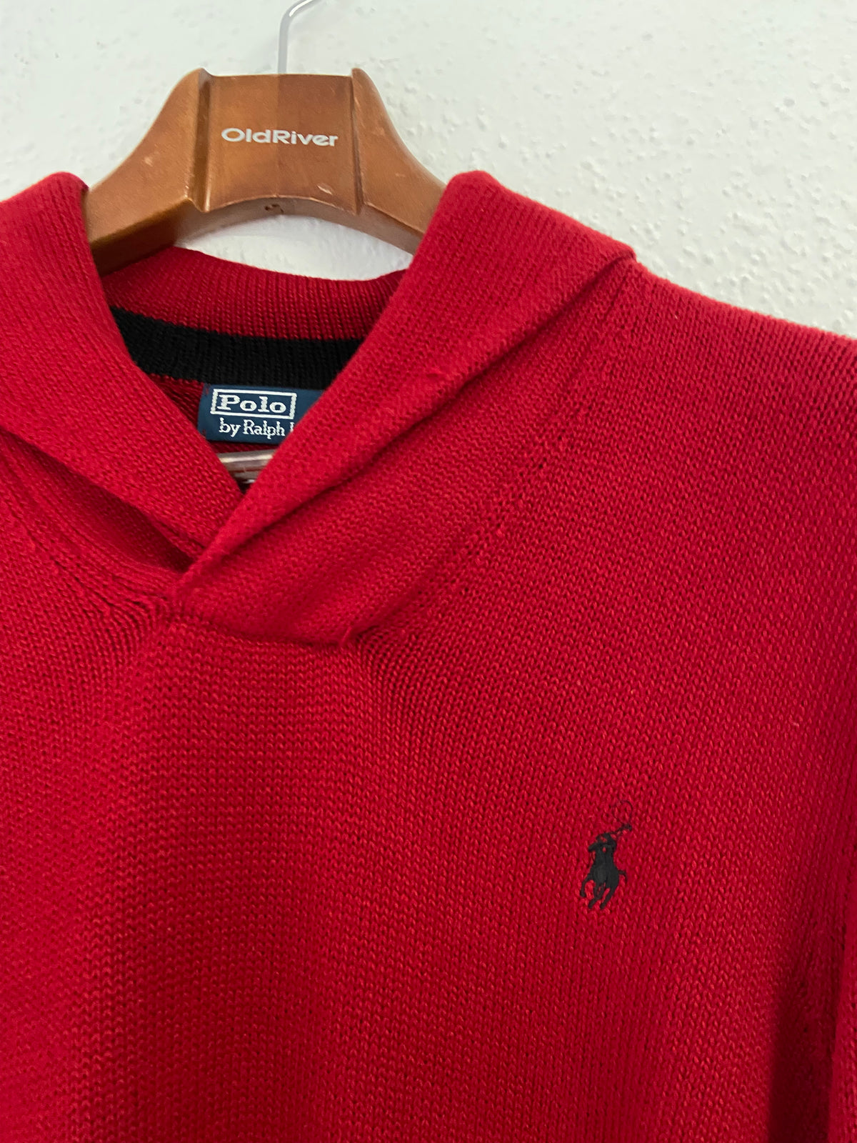 Pull Ralph Lauren rouge taille L