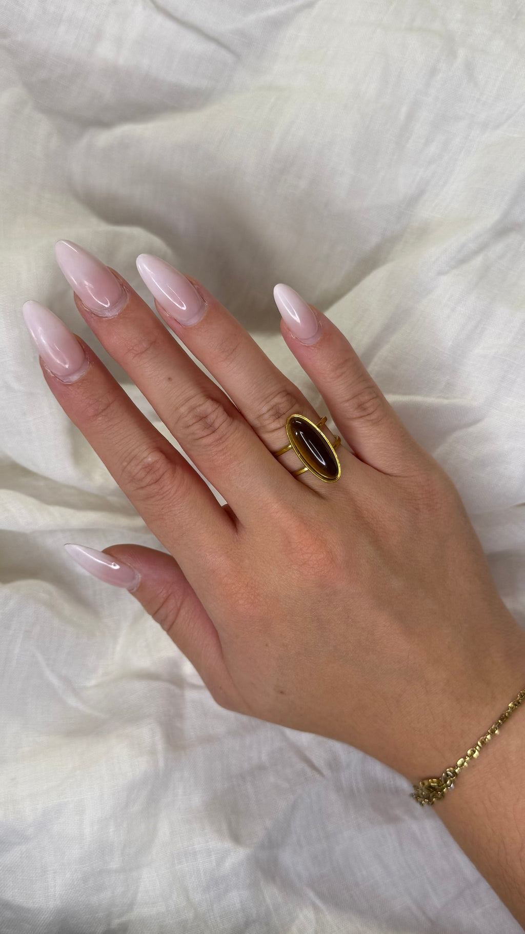 Bague marron