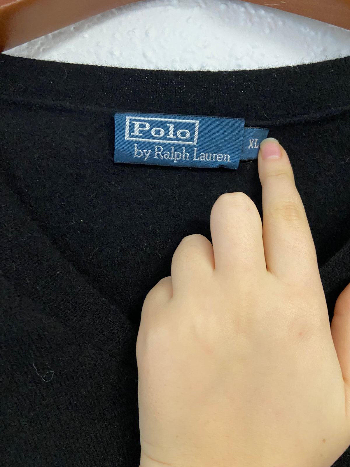 Cardigan noir Ralph Lauren taille XL