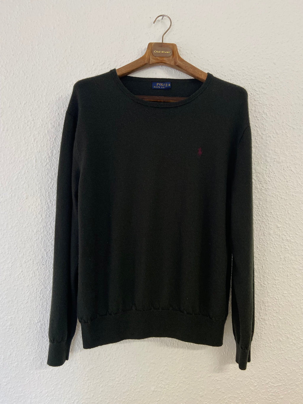 Pull Ralph Lauren vert foncé taille XXL