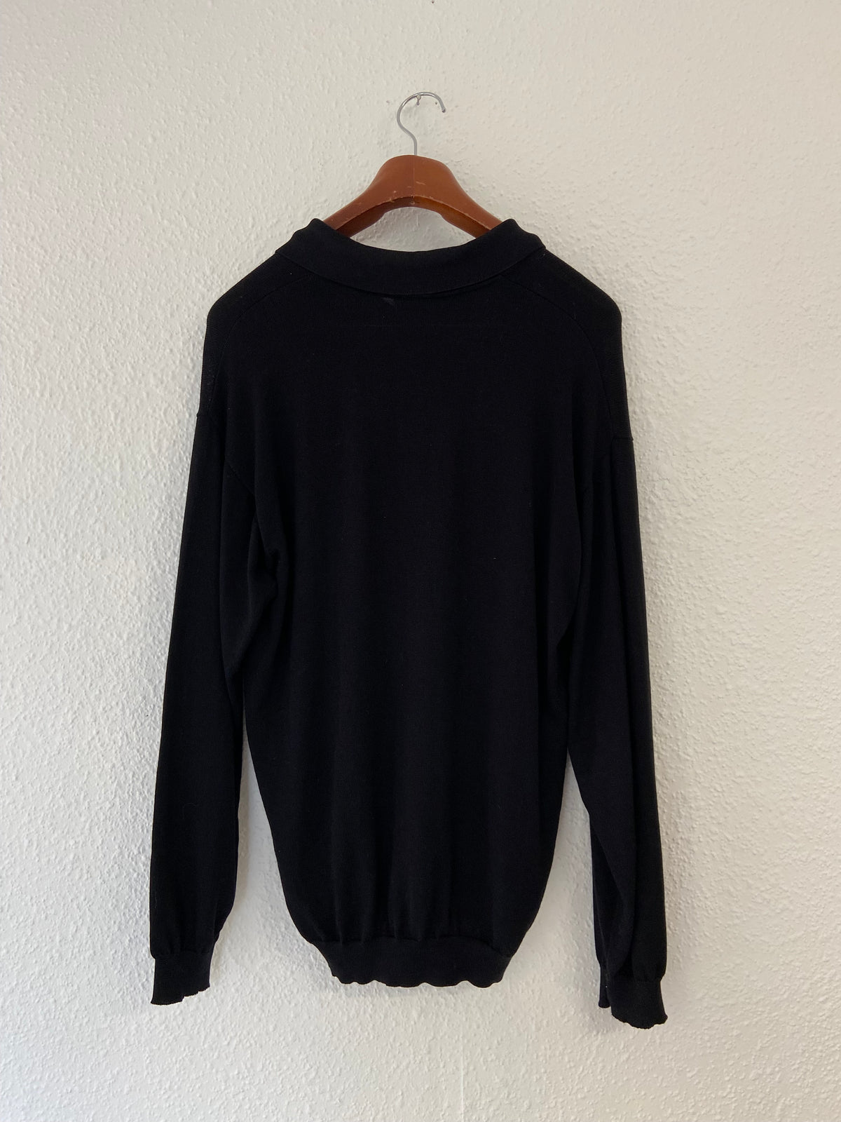 Pull Lacoste type polo noir taille XXL