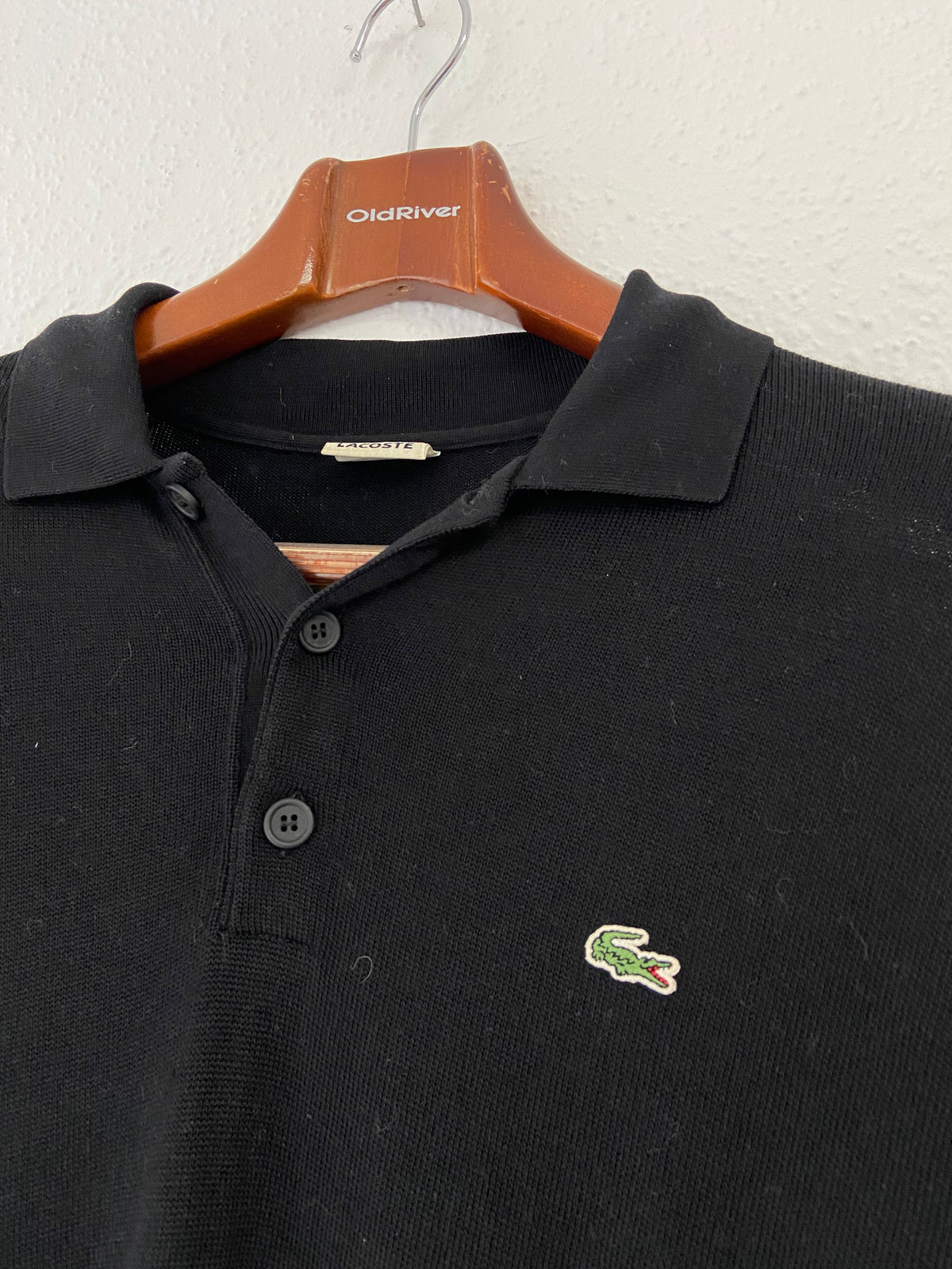 Pull Lacoste type polo noir taille XXL