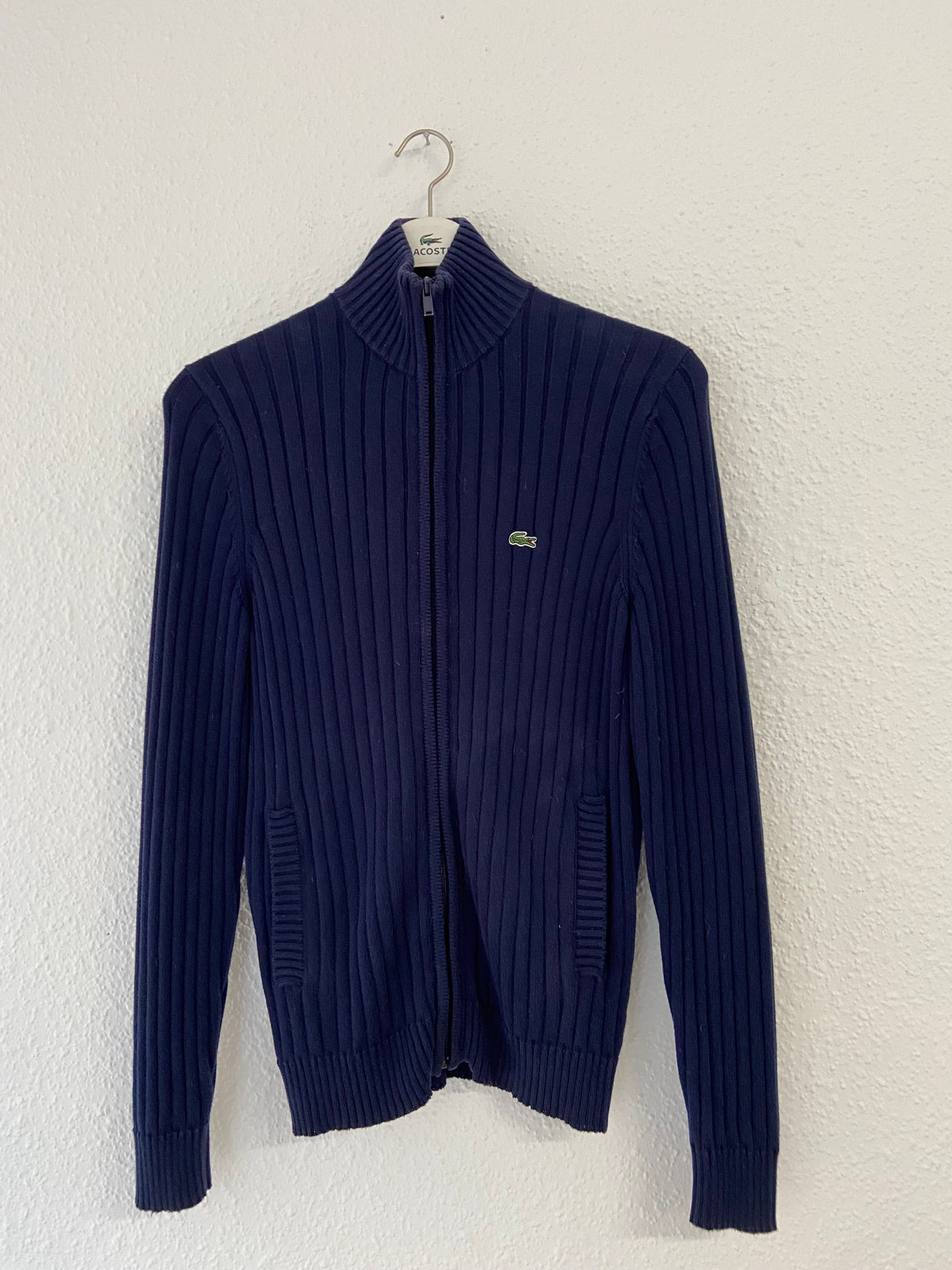 Gilet full zip Lacoste bleu marine taille M
