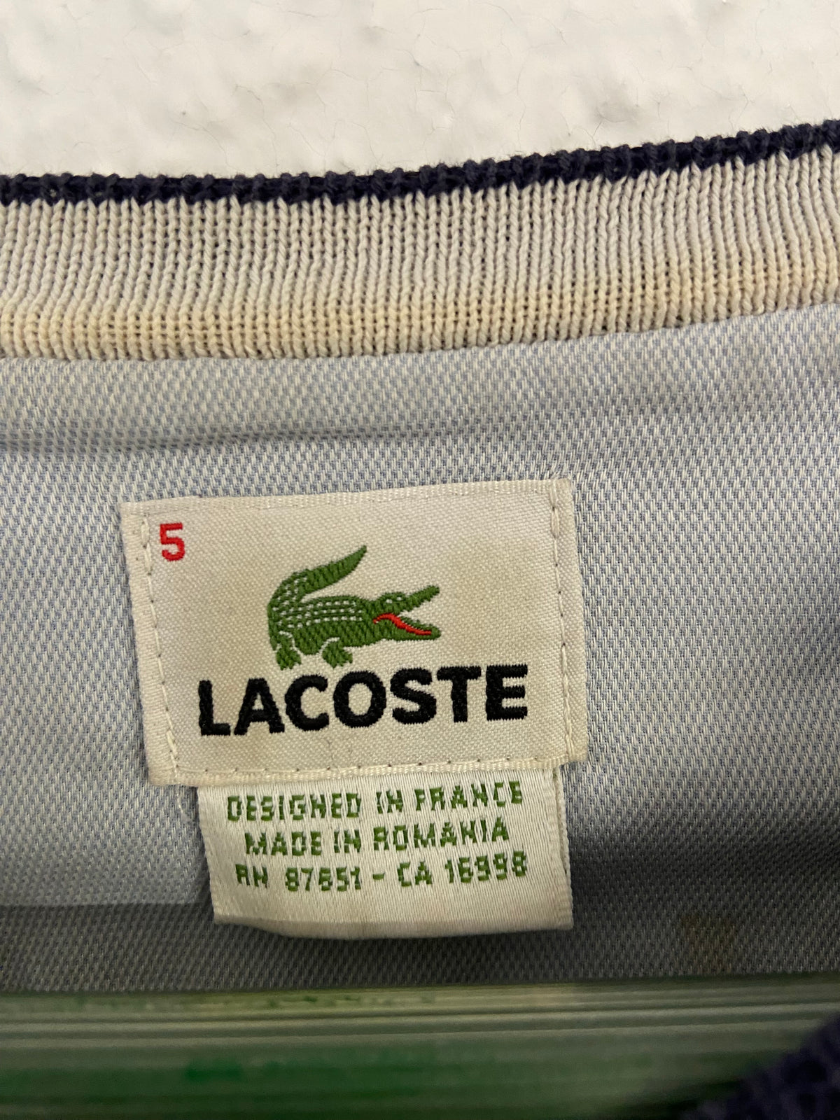 Pull Lacoste bleu marine taille L