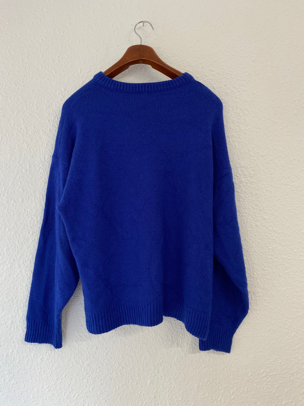 Pull bleu électrique Lacoste taille XXL