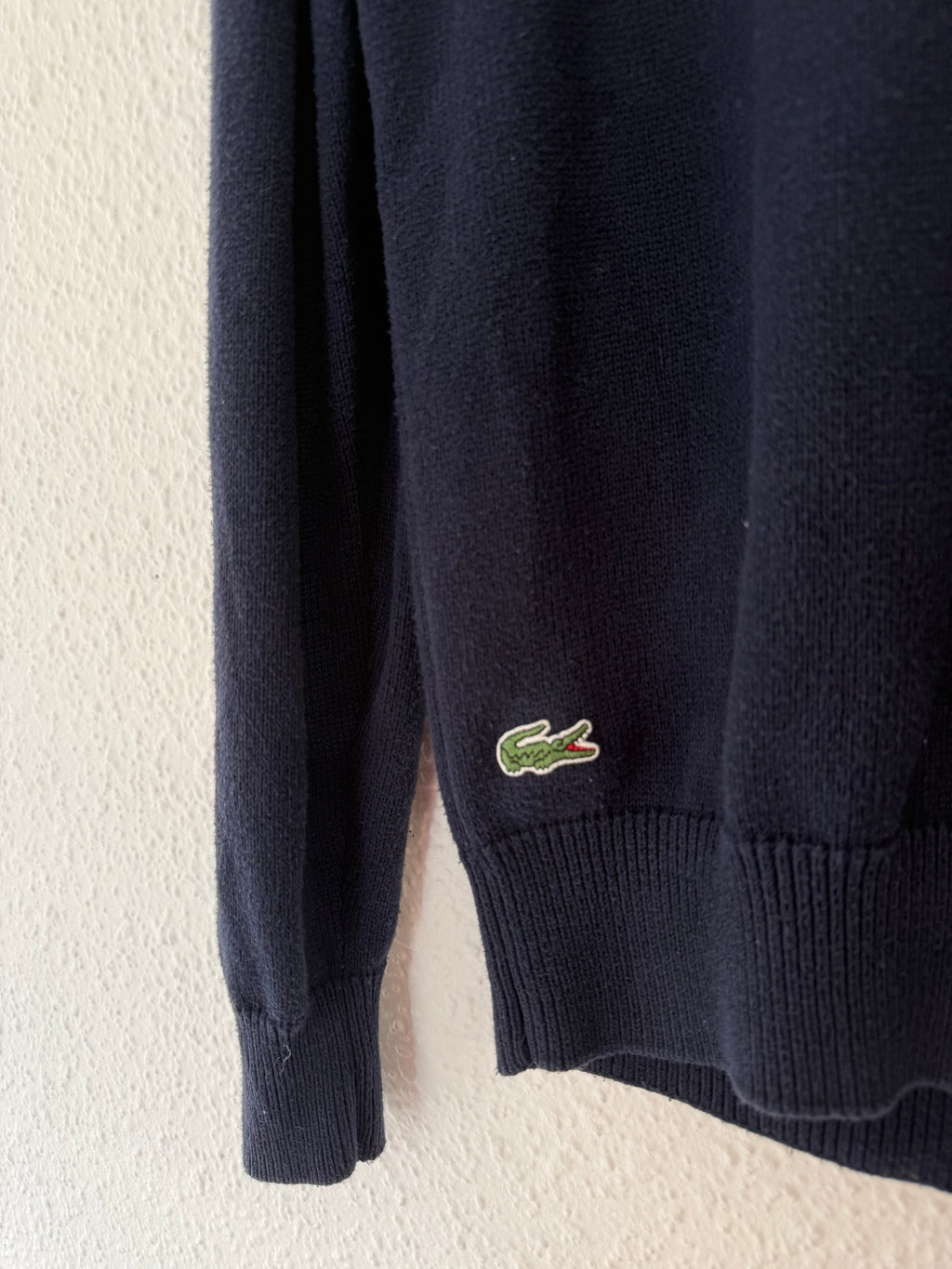 Pull 1927 Lacoste bleu marine taille S