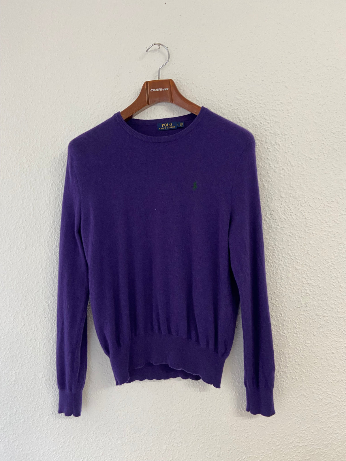 Pull violet Ralph Lauren taille L
