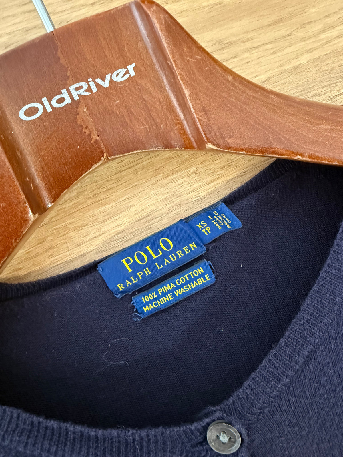 Cardigan bleu marine Ralph Lauren taille XS