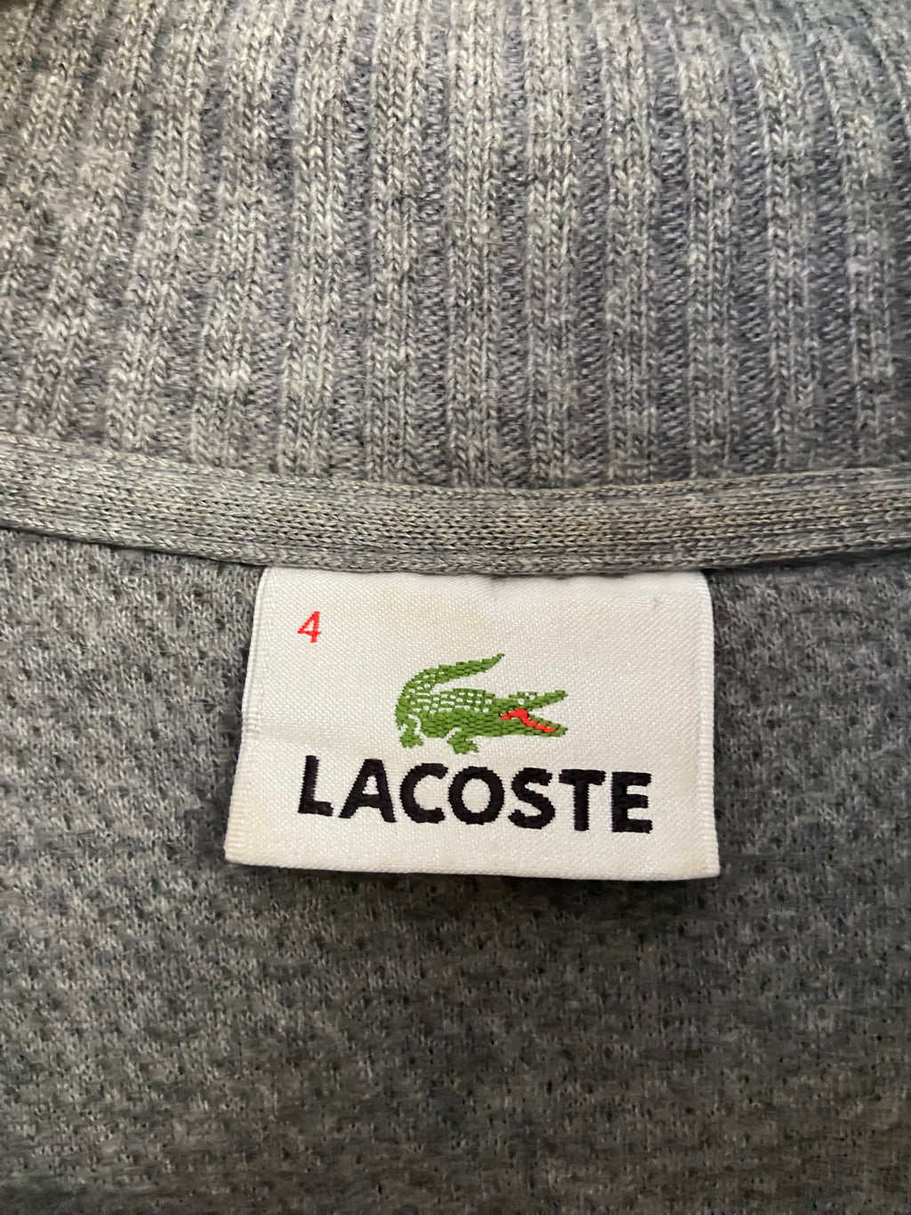 Gilet Lacoste gris taille M