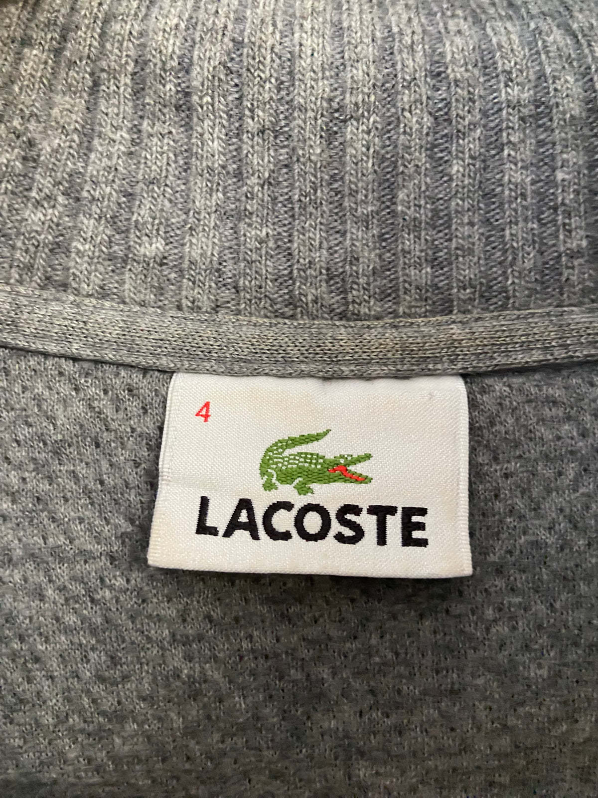 Gilet Lacoste gris taille M