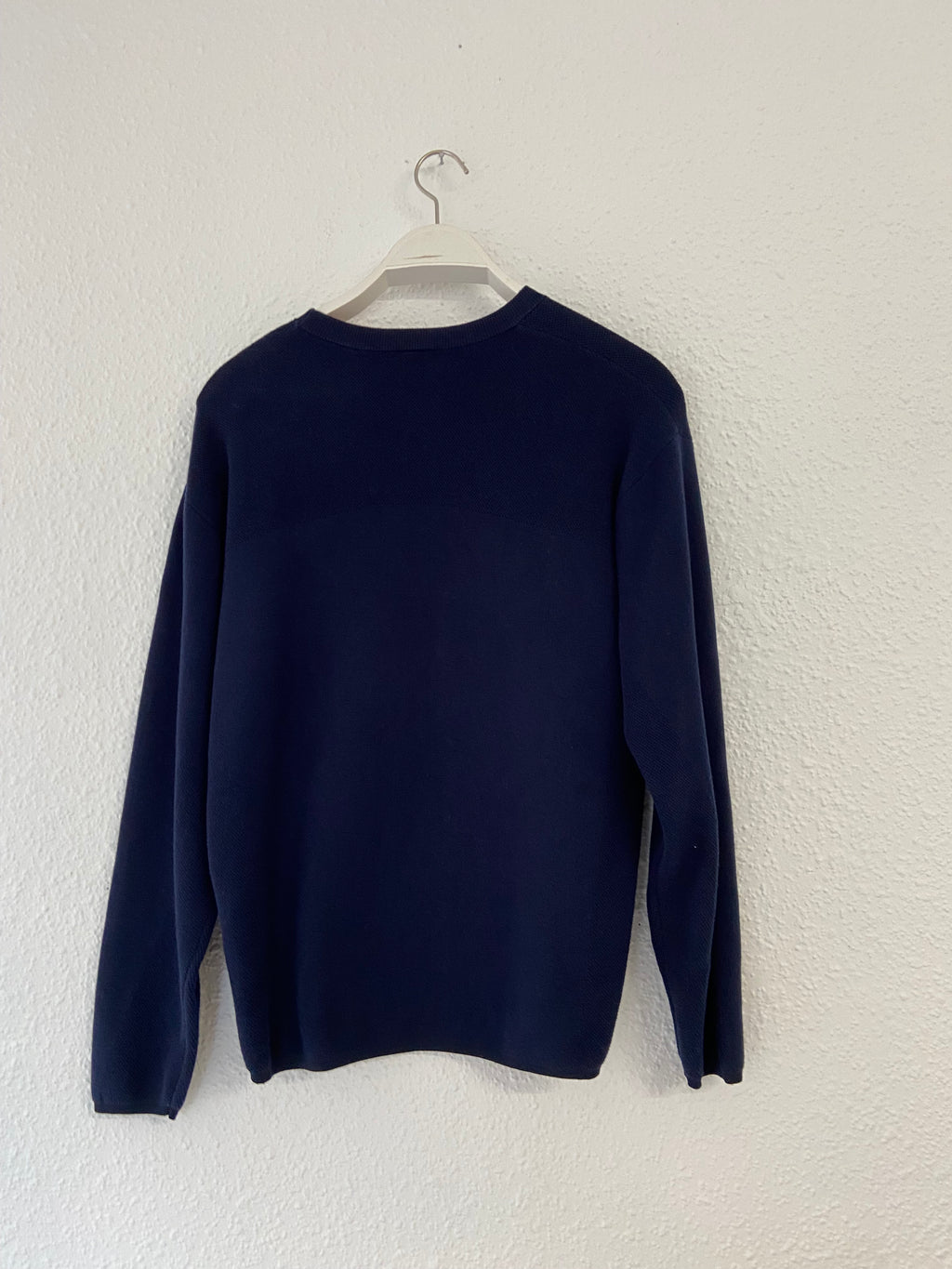 Pull épais bleu marine Lacoste taille M