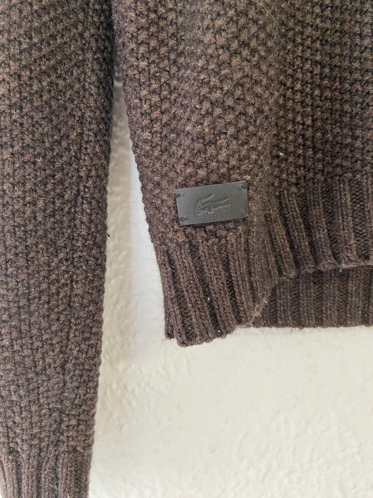 Pull Lacoste marron taille S