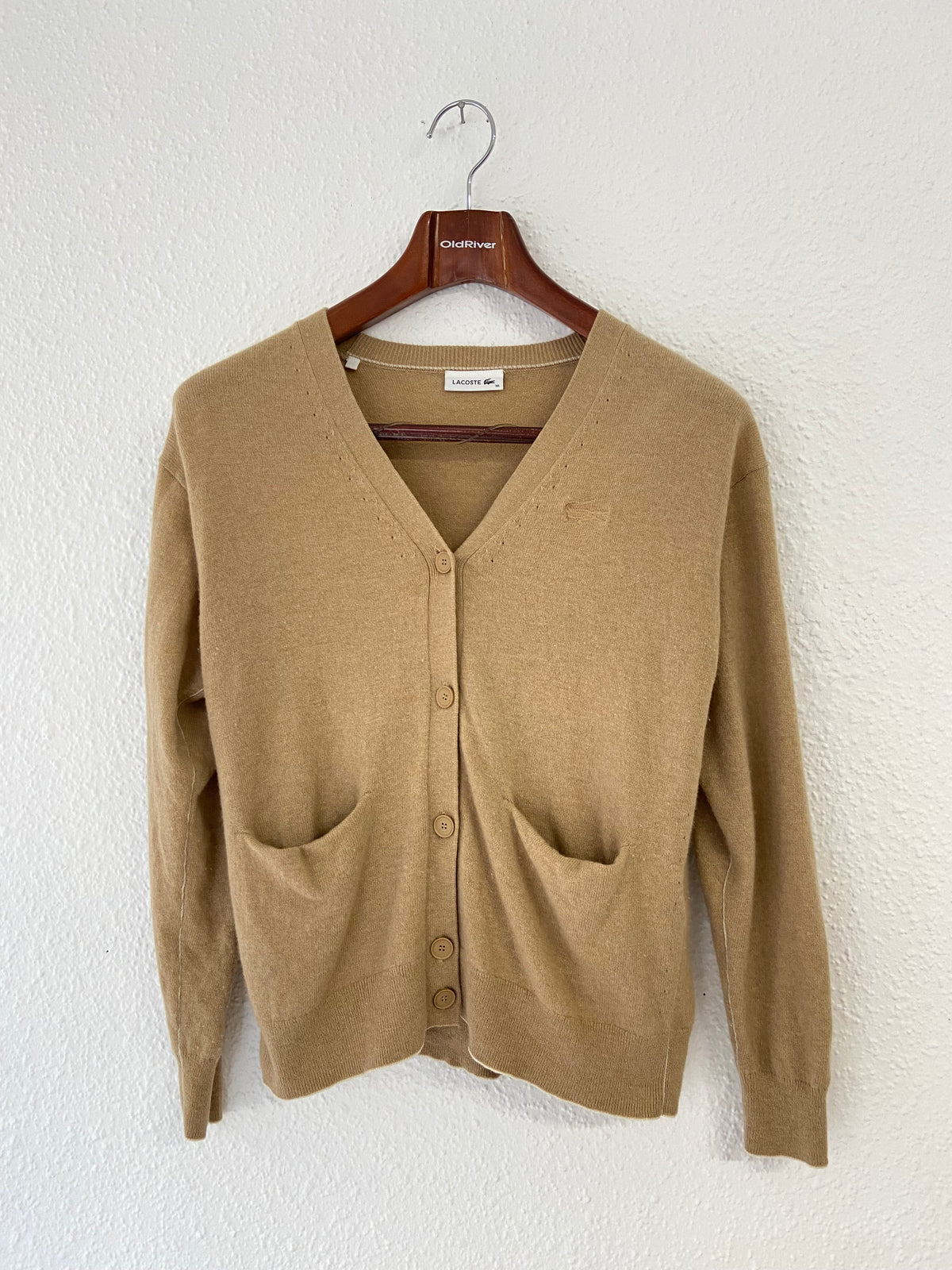 Cardigan beige Lacoste taille S