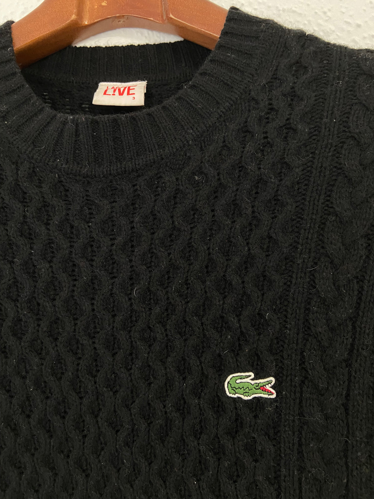 Pull Lacoste Live gris taille S col rond