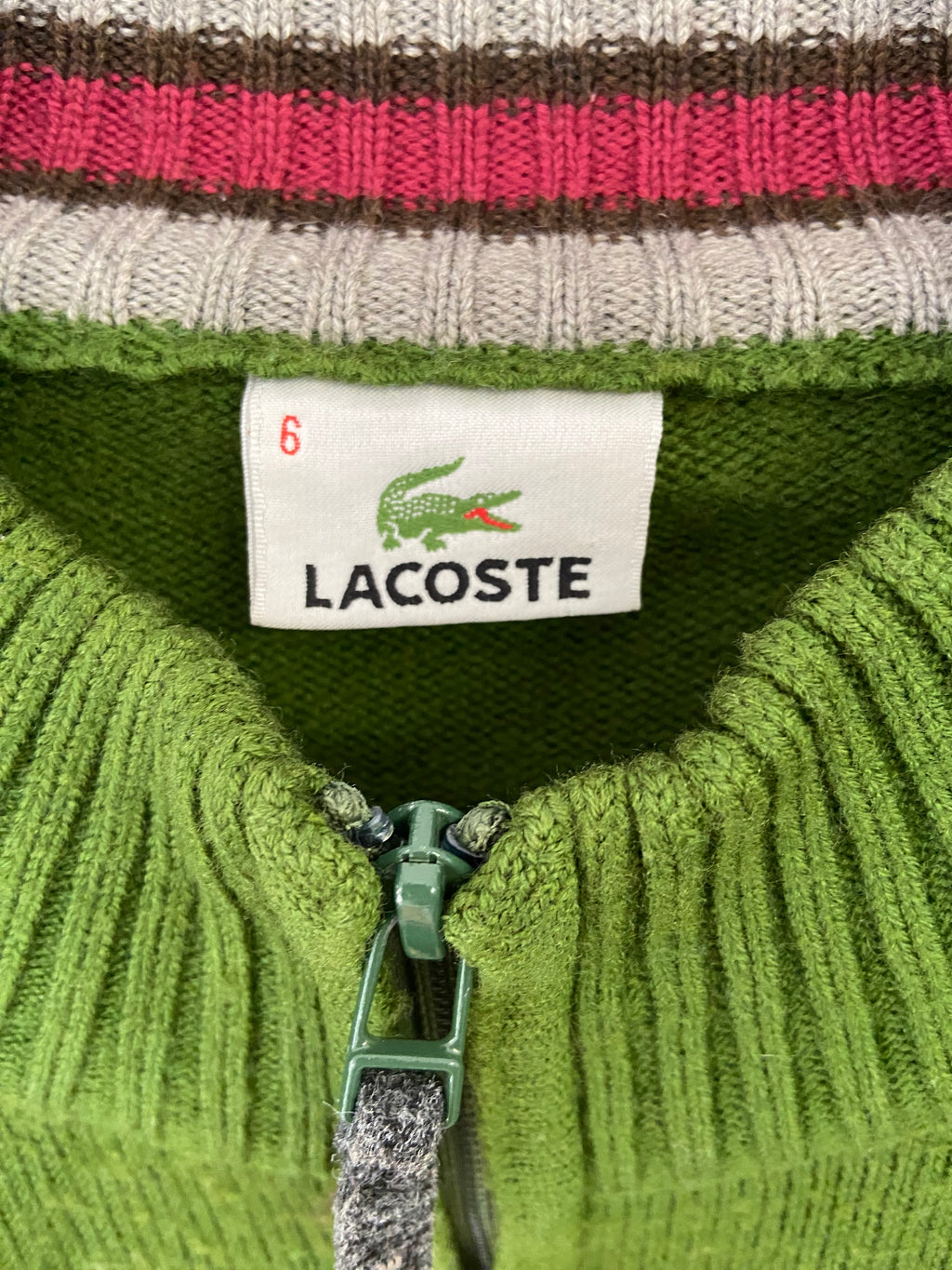 Gilet Lacoste vert taille XL