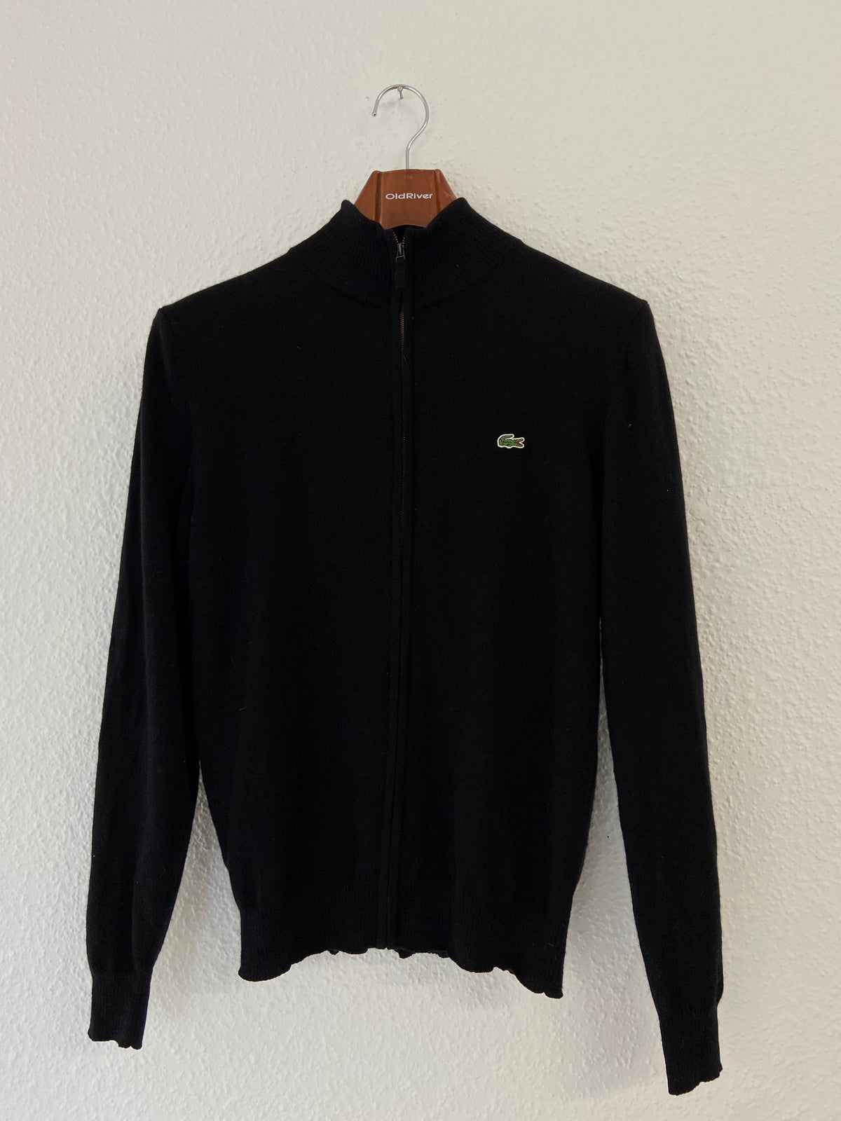 Gilet noir full zip Lacoste taille M