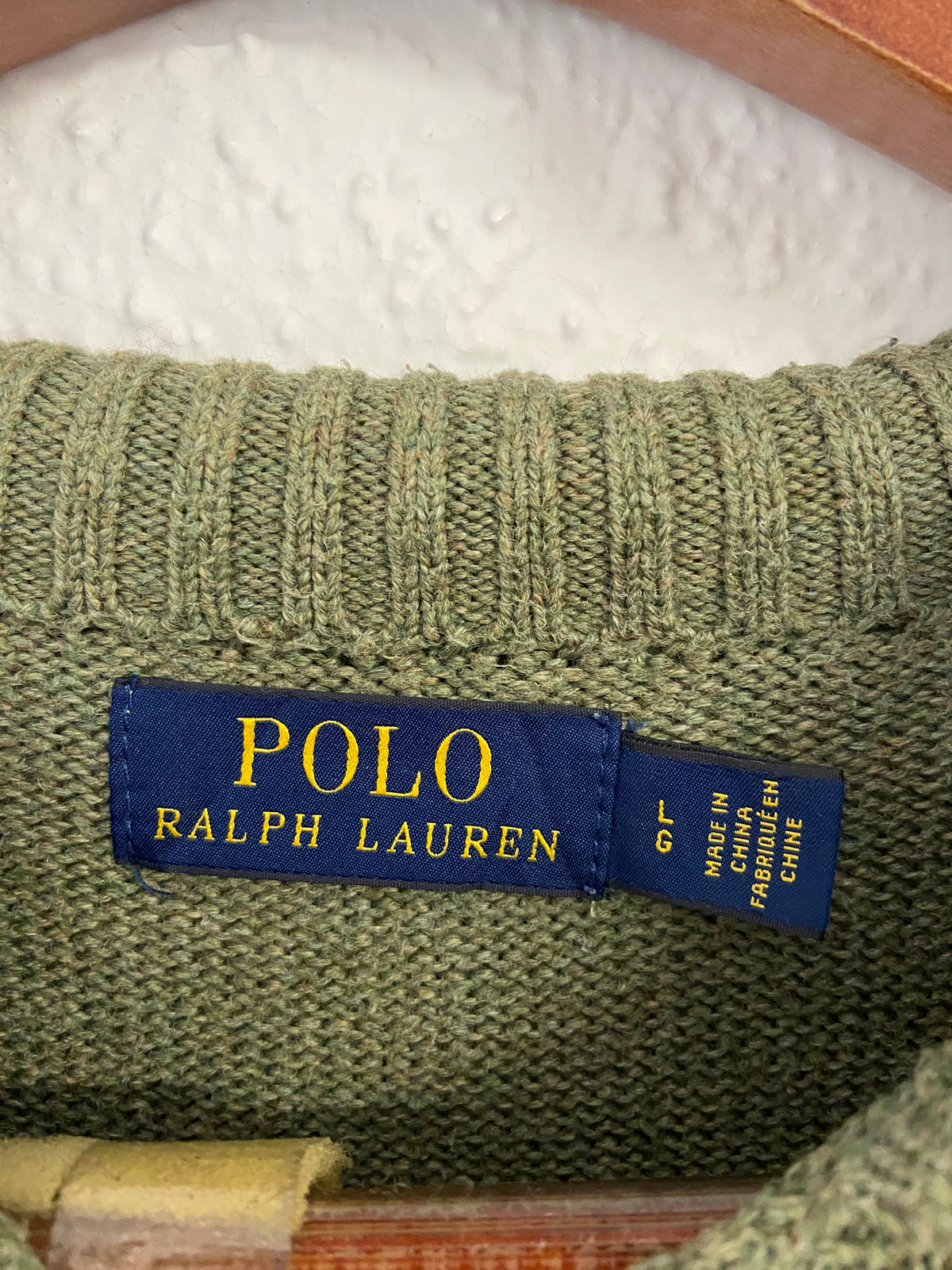 Pull vert kaki Ralph Lauren taille L